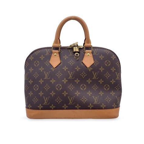 louis vuitton monogram top handle vintage|Louis Vuitton Vintage Monogram Canvas Alma Top Handle Bag .